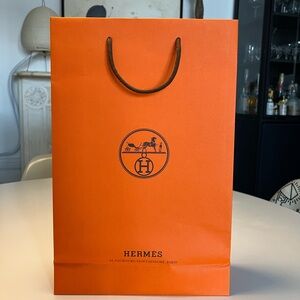 Authentic empty Hermes bag